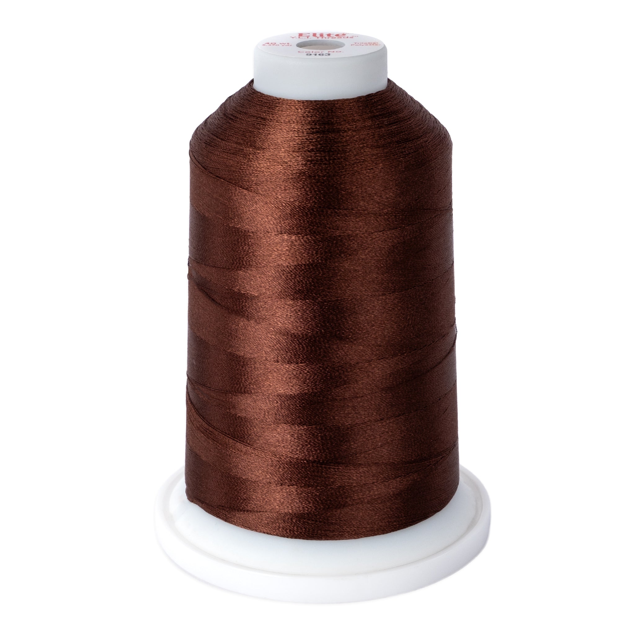 elite 40 wt. trilobal polyester embroidery and quilting thread #9163 cone