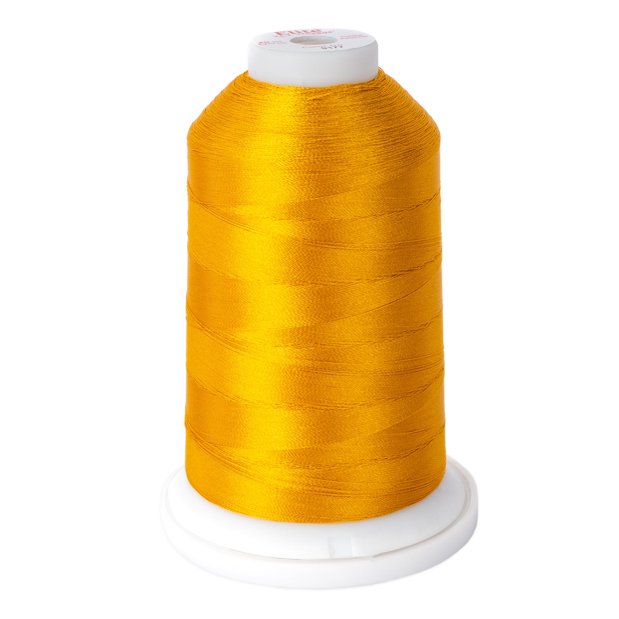 elite 40 wt. trilobal polyester embroidery and quilting thread #9177 cone