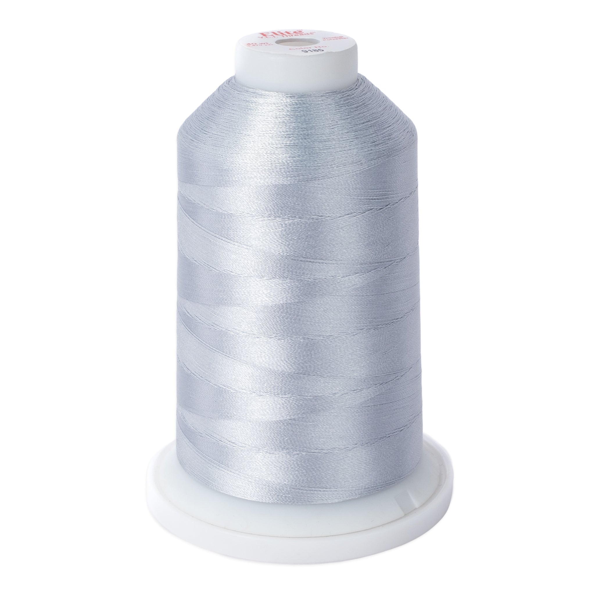 elite 40 wt. trilobal polyester embroidery and quilting thread #9185 cone