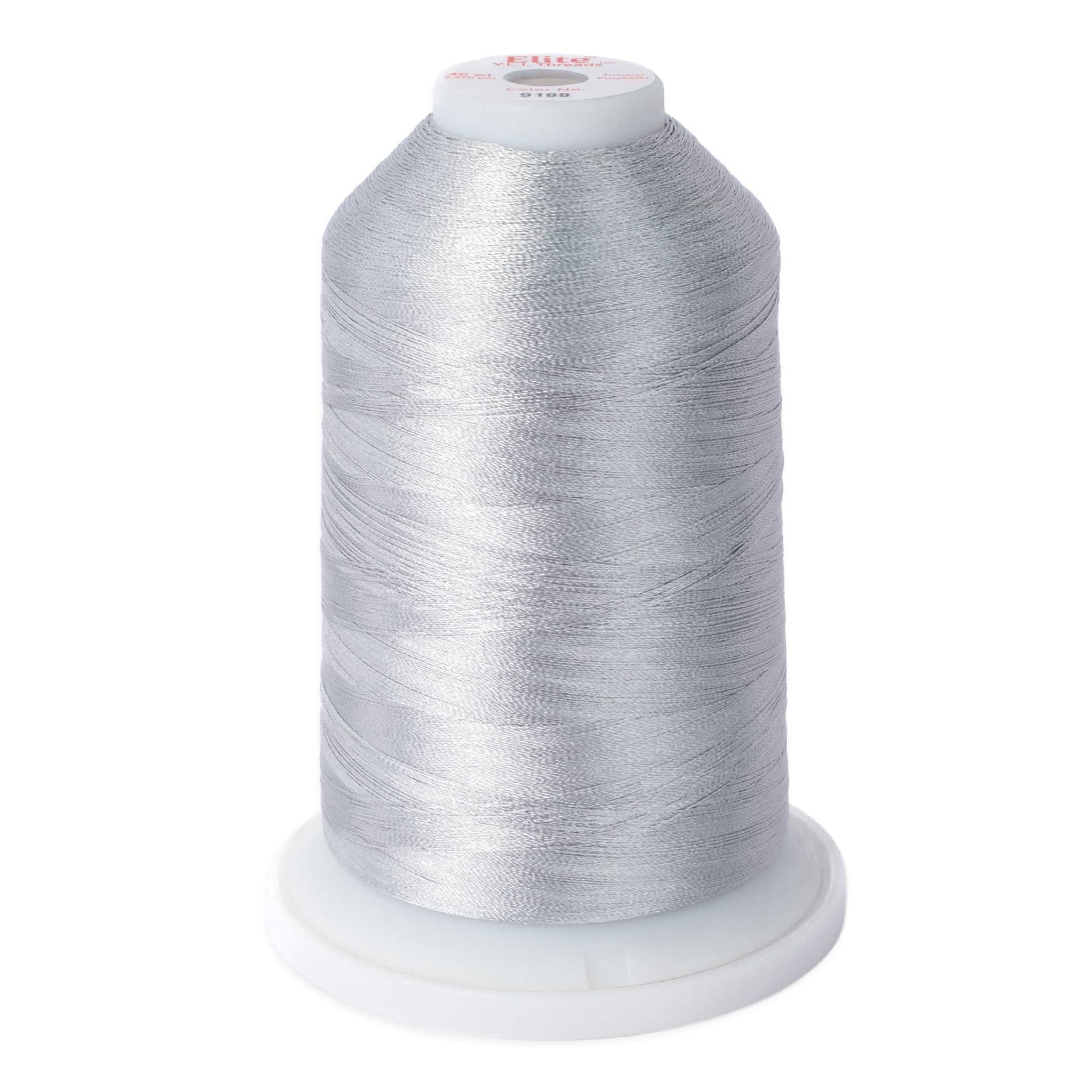elite 40 wt. trilobal polyester embroidery and quilting thread #9188 cone