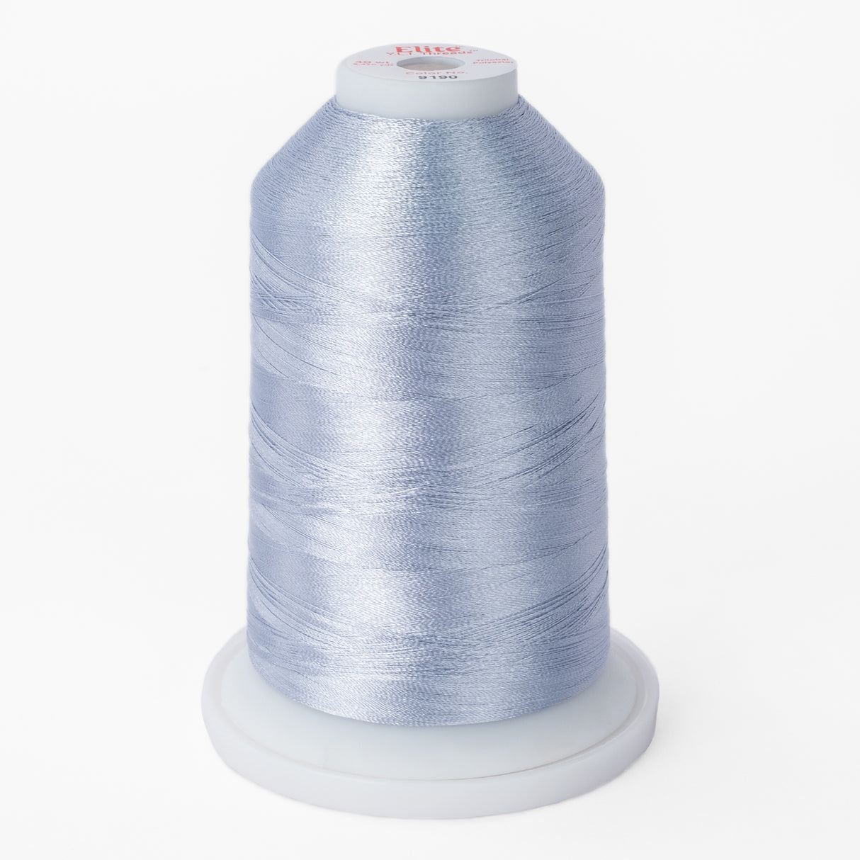 elite 40 wt. trilobal polyester embroidery and quilting thread #9190 cone