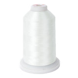 a cone of white elite polyester thread 9203