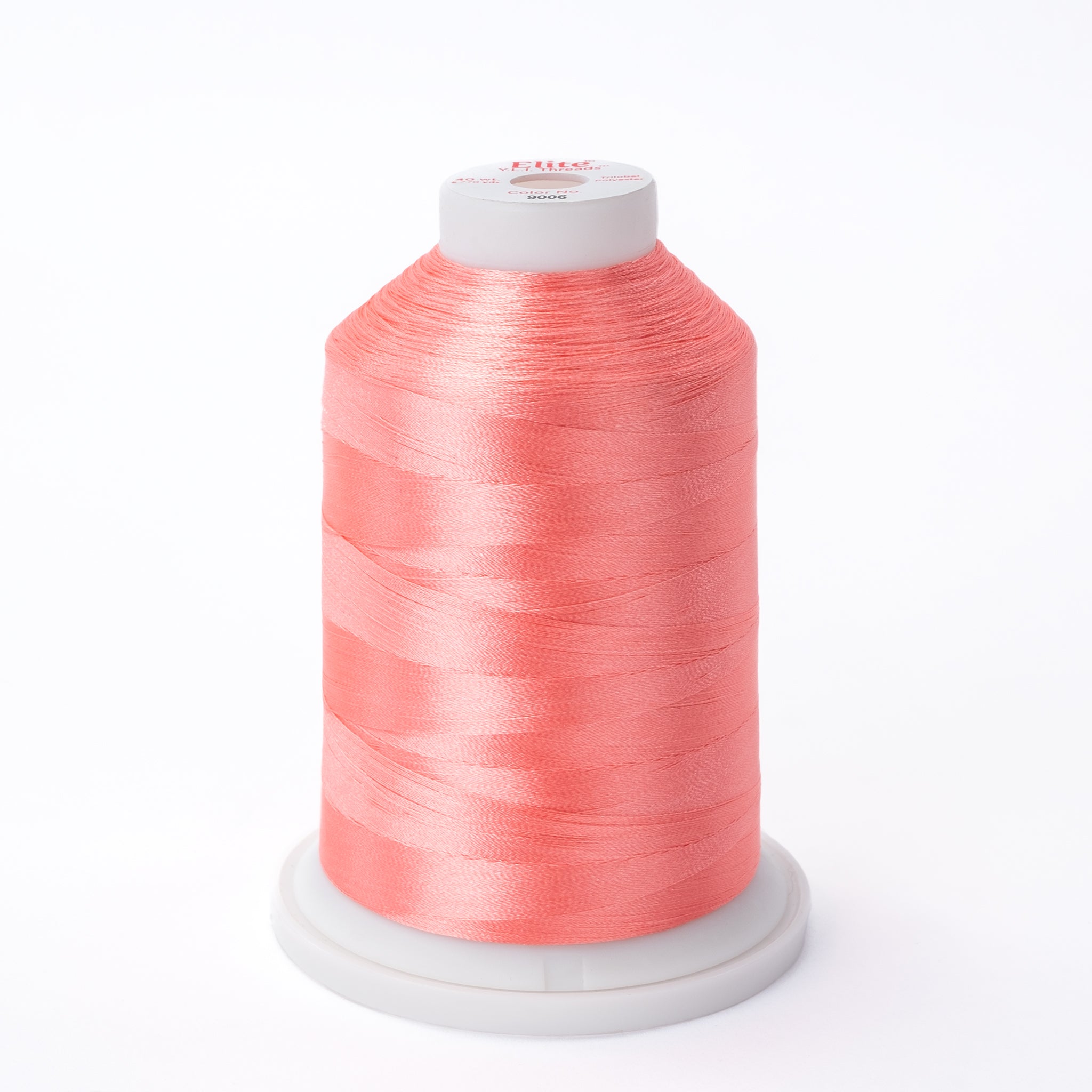 elite 40 wt. trilobal polyester embroidery and quilting thread #9006 mini cone