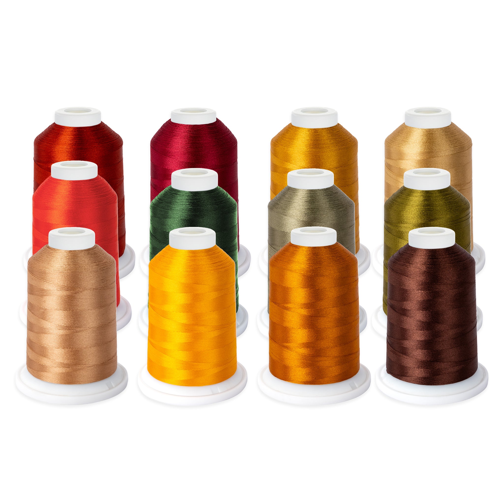 Thread E Set Elite High-Sheen Polyester Trilobal Thread Set - Fall | YLI – YLI Threads
