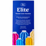 YLI Threads Elite Thread Color Booklet containing real thread swatches
