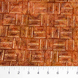 Brush Strokes Batiks Rust B