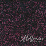Bali Batik Handpaints Plum Pudding
