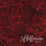 Bali Batik Handpaints Red Velvet F