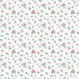 Granny's Sewing Room GS25916 Hearts & Posies White