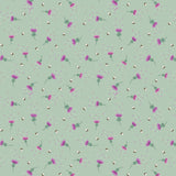 A Celtic Summer D-A988C Bee Thistle on Sage Green Skinny Bolt