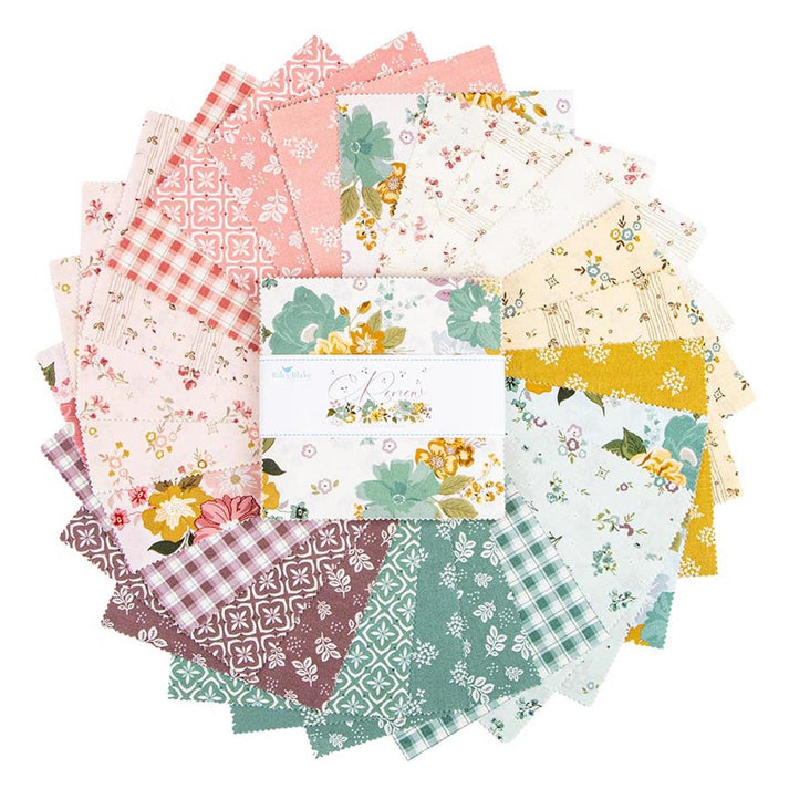 5" squares
42 pieces per pack