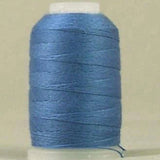 Light blue thread wound on white plastic spool with "10 Light Blue" label at top