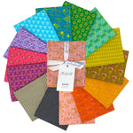 14 fat quarters, 18" x 21"