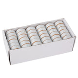 M-style Prewound Bobbins #524 - Silver Half Gross