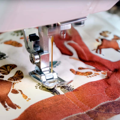 quilting on a home sewing machine