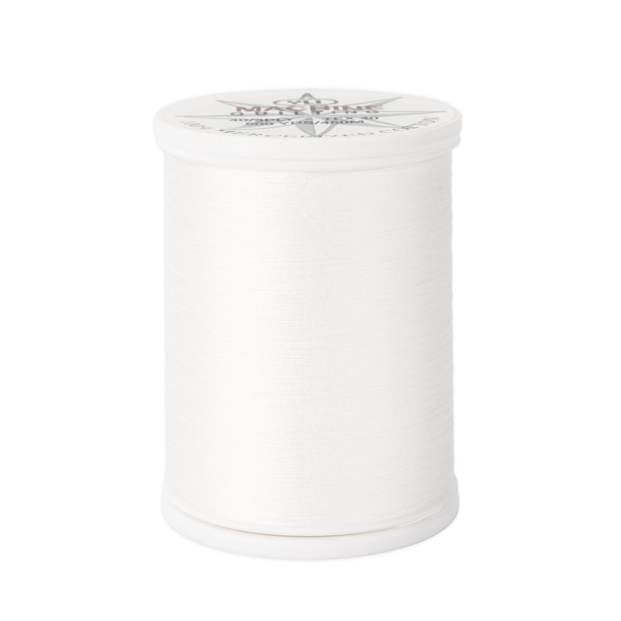 machine quilting thread 40 wt cotton 001 natural 500 yd spool