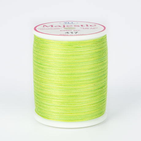 spool of majestic cotton quilting thread #417 springtime