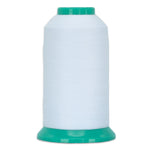 Perfection 50 wt. polyester quilting thread in Snowball on 3,000 yd cone