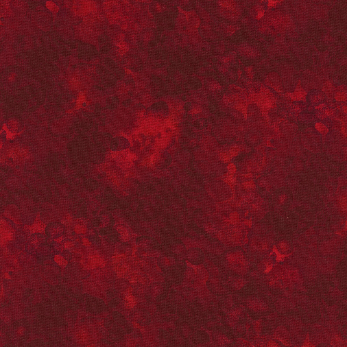 Red tone on tone with a dappled, textured look.