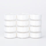 precision polyester thread class 15 prewound bobbins #201 bright white dozen pack