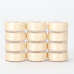 precision polyester thread class 15 prewound bobbins #205 french vanilla dozen pack