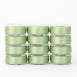 precision polyester thread l style prewound bobbins #219 spearmint green dozen pack