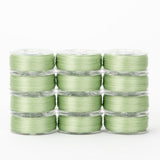 precision polyester thread l style prewound bobbins #219 spearmint green dozen pack
