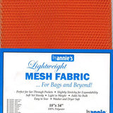 Lightweight Pumpkin Mesh Fabric