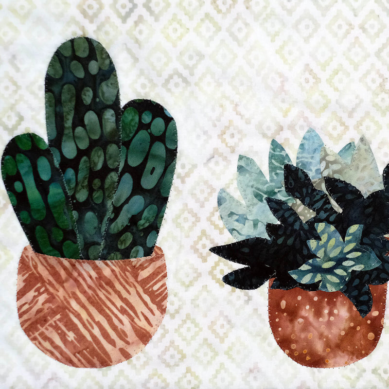 cactus quilt block