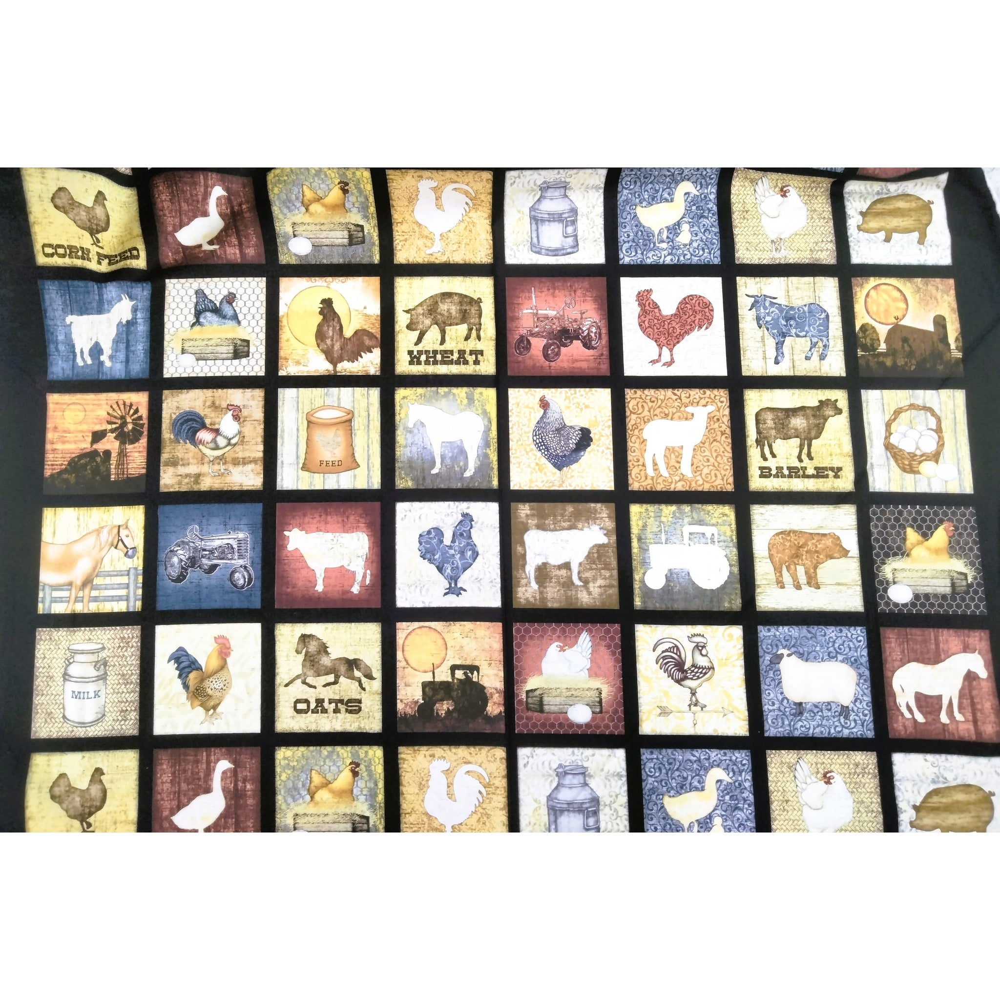 Bountiful Black 24" Panel