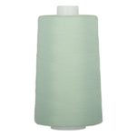 Light green polyester quilting thread on white cone spool, 6000 yards