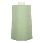 Pistachio green polyester quilting thread on large cone spool