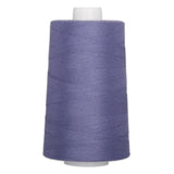 Purple polyester quilting thread on white cone spool, 40 weight, 6000 yards