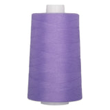 Purple polyester quilting thread on white cone, 40 weight, 6000 yards