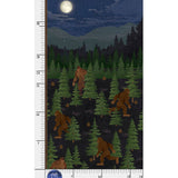 24" Panel showing Bigfoot in the forest.
