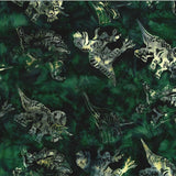 Bali Batik Handpaints Emerald B
