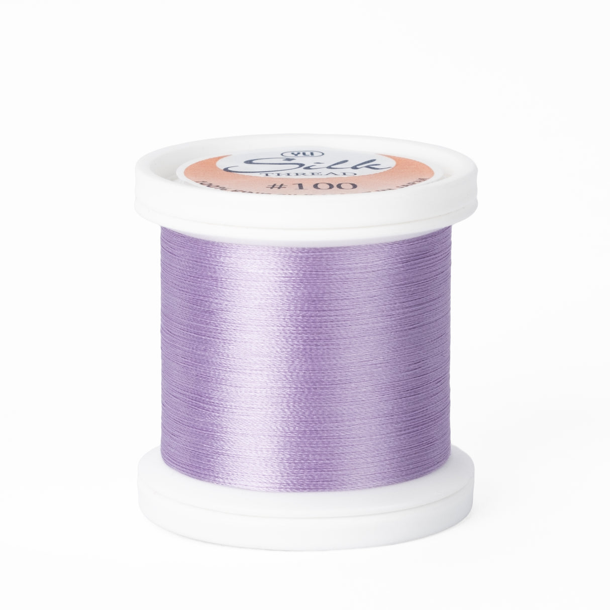 yli threads silk thread 100 wt light plum 204 spool quilting thread
