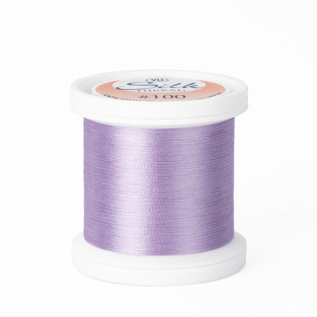 yli threads silk thread 100 wt light plum 204 spool quilting thread