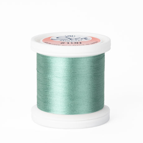 yli threads silk thread 100 wt 205 pale aqua quilting thread