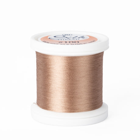 yli threads silk thread 100 wt light sand 226 spool quilting thread