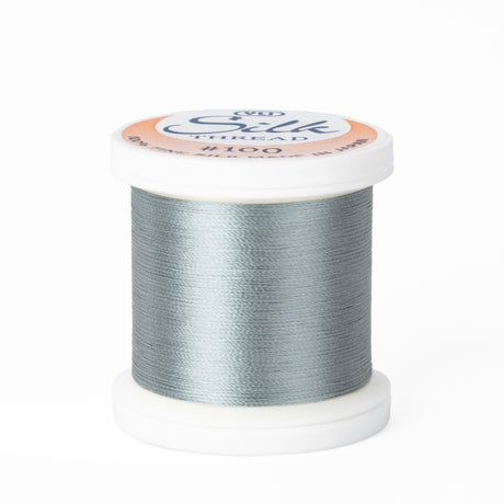 yli threads silk thread 100 wt light blue grey 232 spool quilting thread