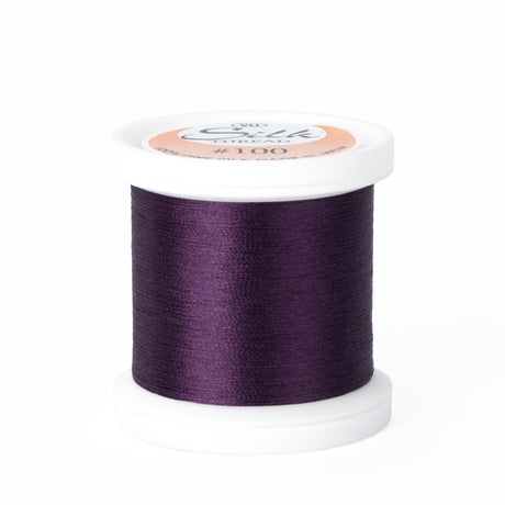 yli threads silk thread 100 wt amethyst 233 spool quilting thread