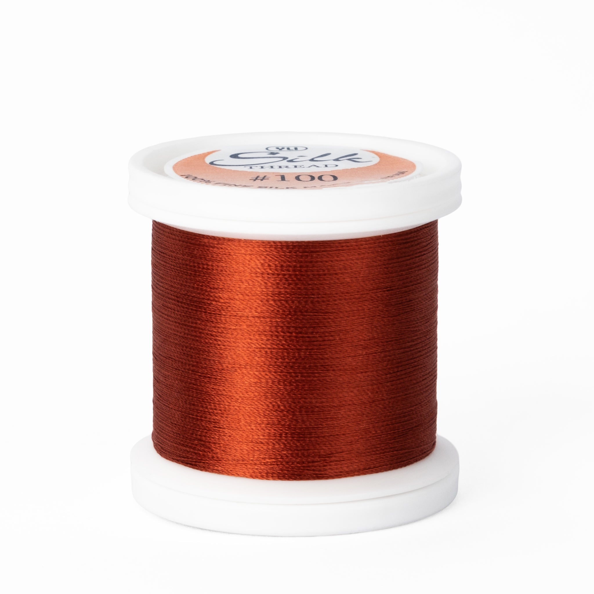 Sterek Red Thread Silk #100 100 wt. Silk Thread - 256 Turkey Red Spool | YLI – YLI Threads