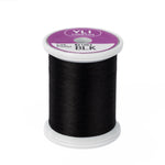 yli threads silk thread 100 wt black blk spool quilting thread