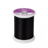 yli threads silk thread 100 wt black blk spool quilting thread