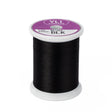 yli threads silk thread 100 wt black blk spool quilting thread