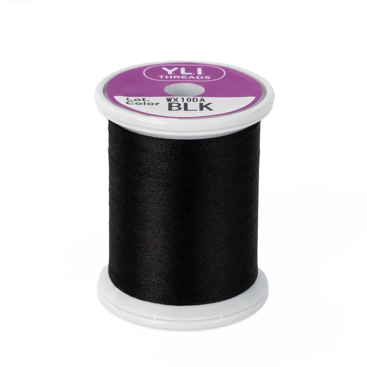 yli threads silk thread 100 wt black blk spool quilting thread