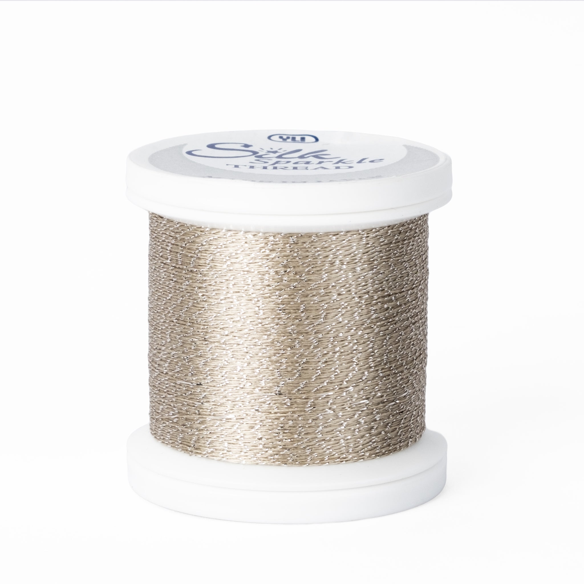 yli threads silk thread 100 wt s24 light silver spool quilting thread