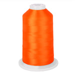 super strong 40 wt polyester quilting thread fluorescent orange 8134