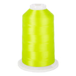 super strong 40 wt polyester quilting thread fluorescent yellow 8135